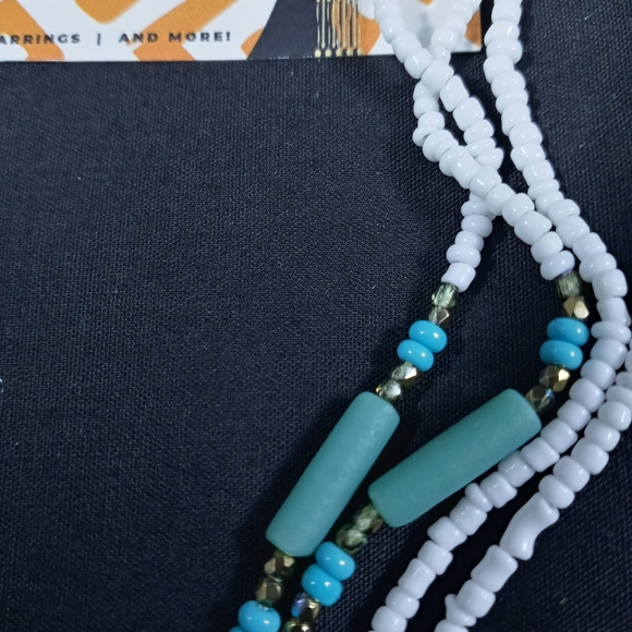 Turquoise Salt Waist bead - Picture 2 of 3